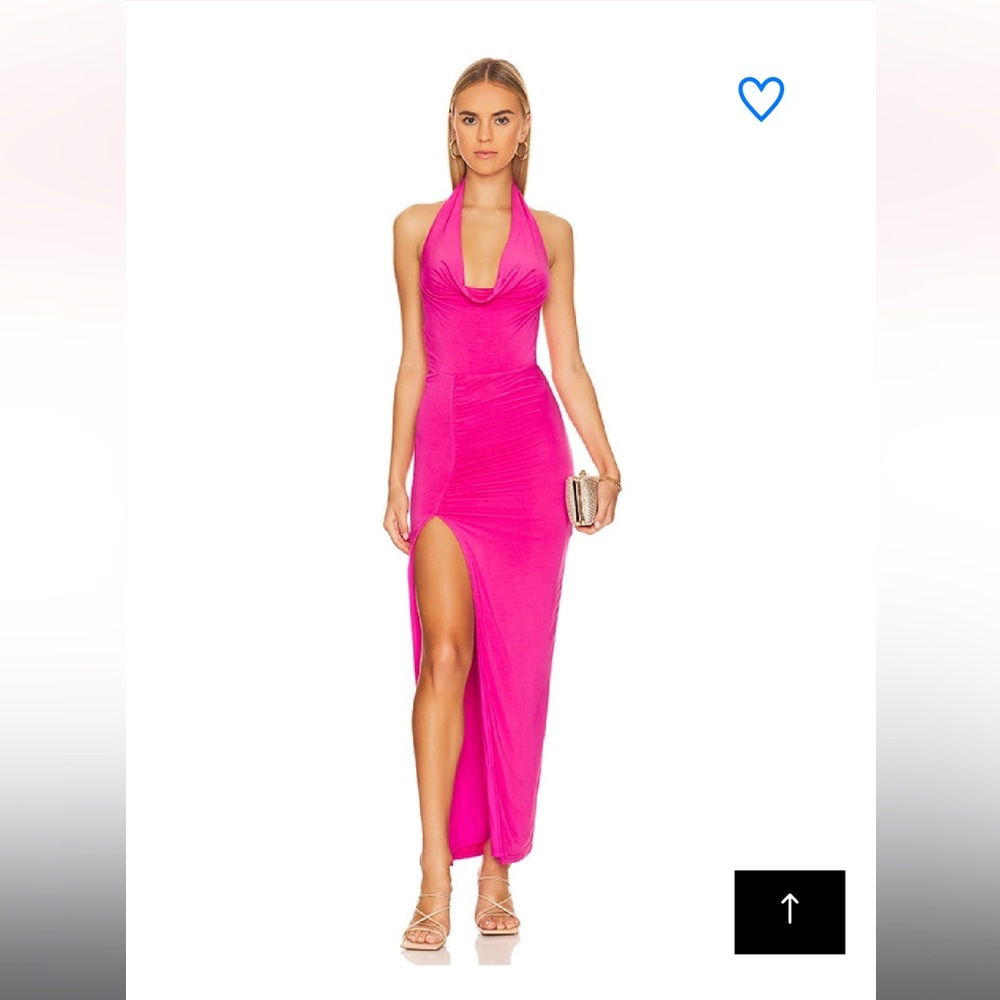 Superdown Jade Halter Maxi Dress XS